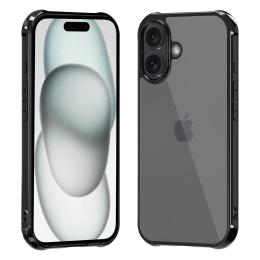 LEEU DESIGN iPhone 16 Plus Skal Airbag Hybrid Svart