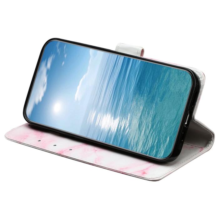 Bild 3, Samsung Galaxy S25 FE Fodral Med Tryck Rosa Marmor