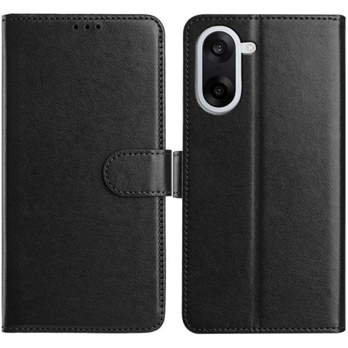 Bild 3, OnePlus Nord CE5 Fodral Läder Svart