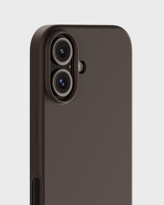 Bild 4, holdit iPhone 16 Mobilskal Silikon Chocolate