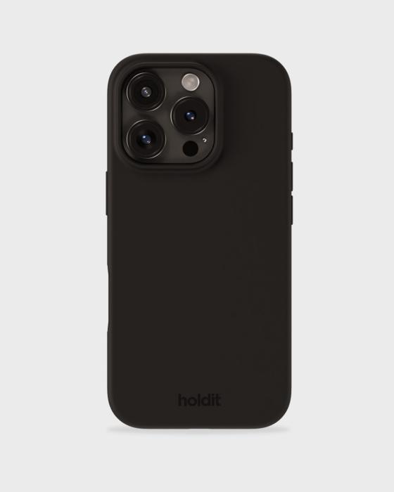 Bild 1, holdit iPhone 16 Pro Mobilskal Silikon Svart