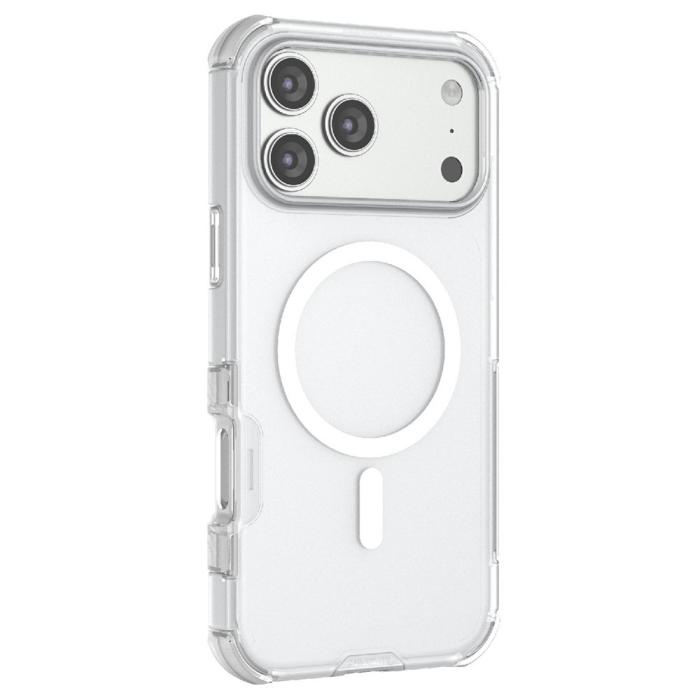 Bild 2, iPhone 17 Pro Max Skal MagSafe Shockproof Hybrid Vit