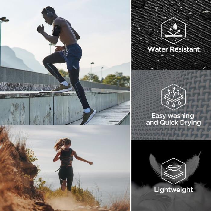 Bild 6, Spigen Dynamic Shield Aktivitetsarmband Svart