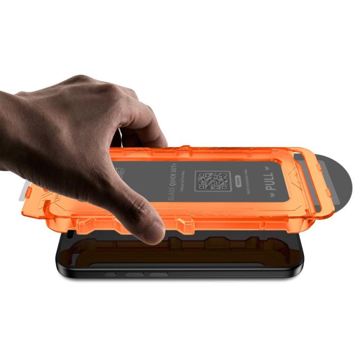 Bild 6, Tech-Protect iPhone 18 Pro 2-PACK Skärmskydd Quick Set Spy+
