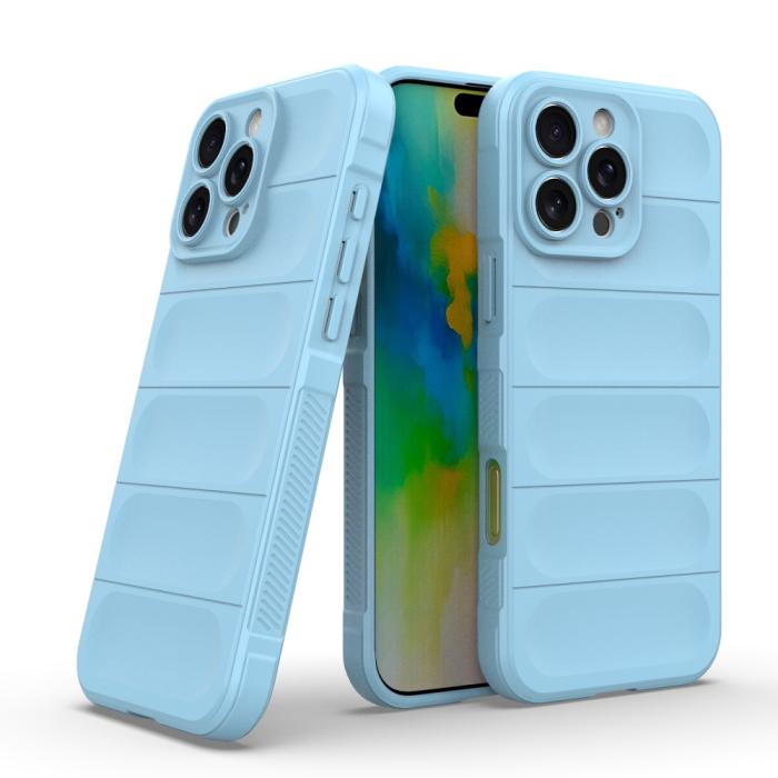 Bild 2, iPhone 16 Pro Max Skal Magic Shield Ljus Blå