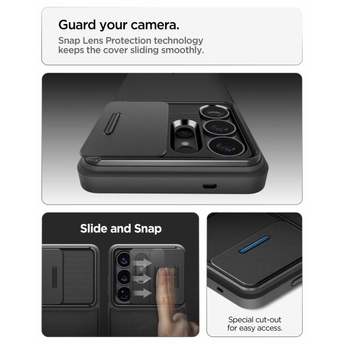 Bild 6, Spigen Samsung Galaxy S26 Ultra Skal Optik Armor Svart