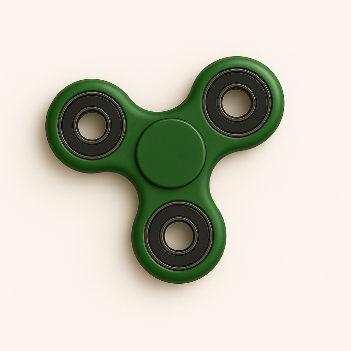 Bild 1, Fidget Spinner Ultra Spin Trio - Mörk Grön