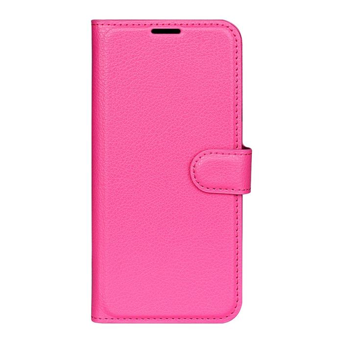 Bild 2, TCL 305 (2022) Fodral Litchi Läder Rosa