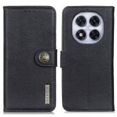 KHAZNEH Redmi Note 14 Pro/Pro Plus 5G Fodral L&auml;der Svart
