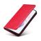 Samsung Galaxy S21 Plus - Läder Flip Fodral - Röd
