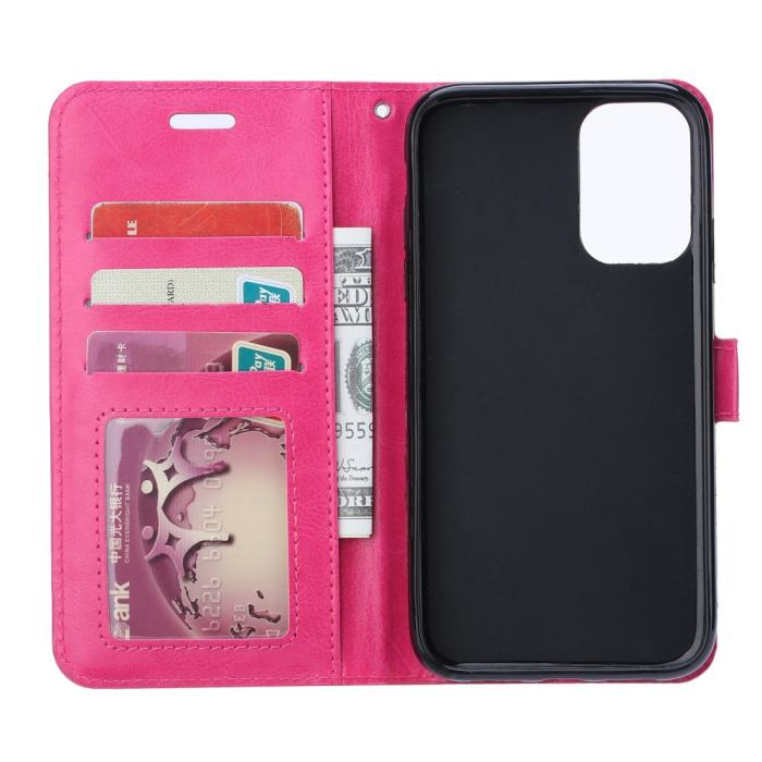 Bild 4, Samsung Galaxy S21 Plus - Crazy Horse Fodral - Rosa