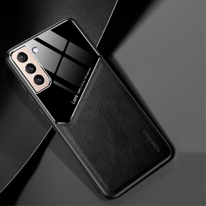 Bild 2, Samsung Galaxy S21 Plus - Hybrid Skal Med Inbyggd Magnetplatta - Svart