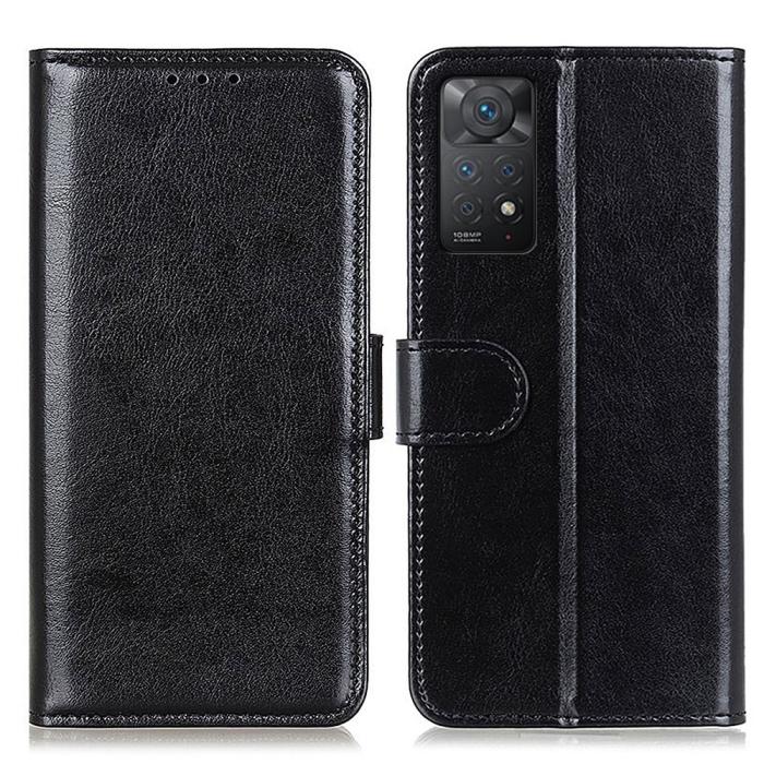 Bild 1, Xiaomi Redmi Note 11 Pro 5G Fodral Crazy Horse Svart