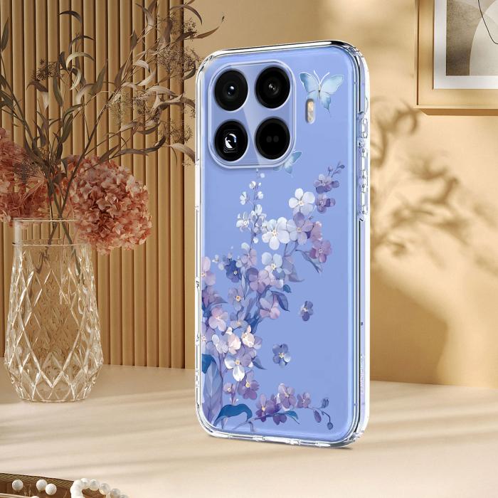 Bild 5, Xiaomi 15T Pro Skal Med Tryck Blommor