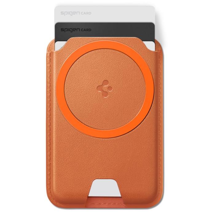 Bild 3, Spigen Magnetisk MagSafe Korthållare Valentinus MagFit+ Orange
