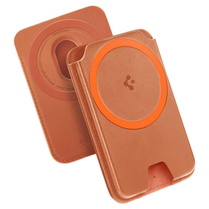Bild 4, Spigen Magnetisk MagSafe Korthållare Valentinus MagFit+ Orange