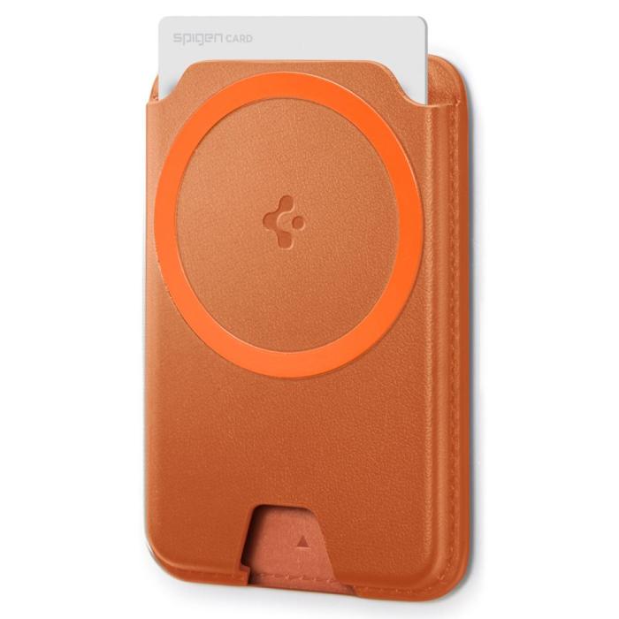 Bild 5, Spigen Magnetisk MagSafe Korthållare Valentinus MagFit+ Orange