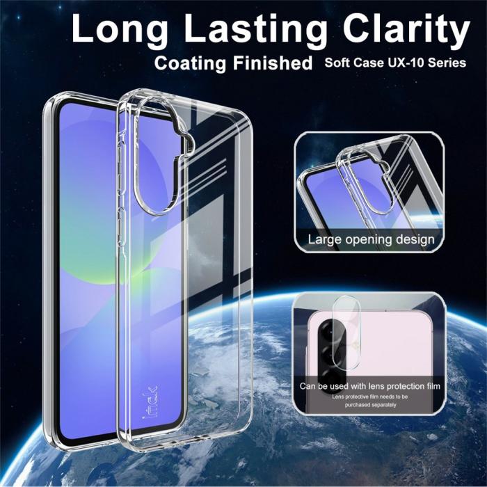 Bild 3, IMAK Smasung Galaxy A37 5G Skal Soft TPU Transparent