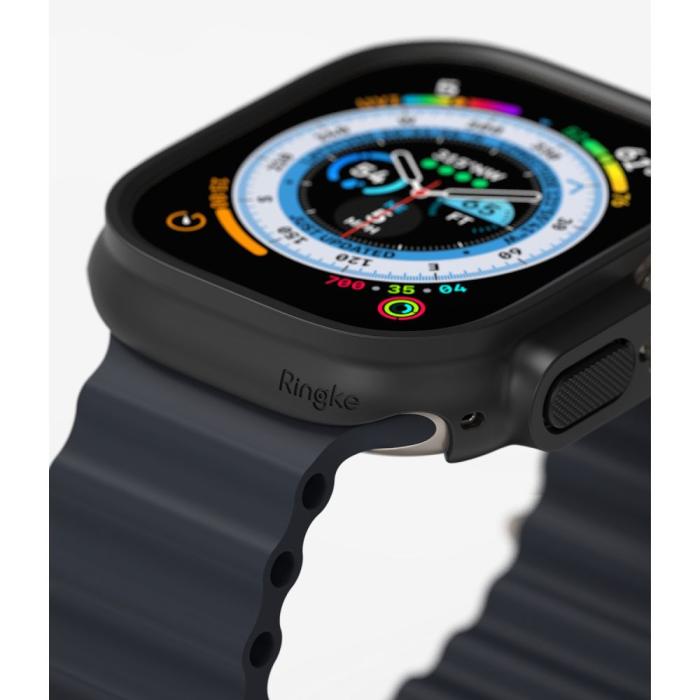 Bild 5, Ringke Apple Watch Ultra 49 mm 2-PACK Skal Slim Transparent/Svart