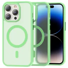 ColorPop iPhone 14 Pro Skal CH MagSafe Matt Ljus Gr&ouml;n