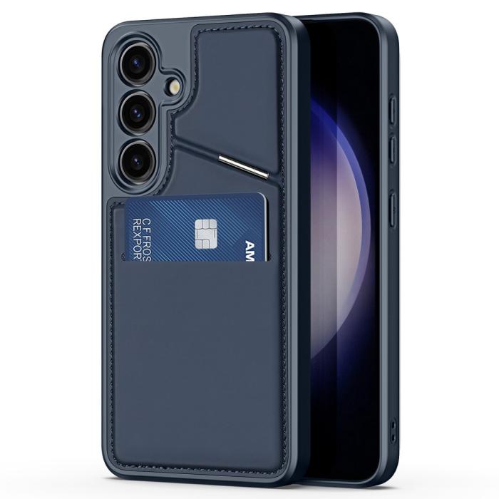 Bild 1, DUX DUCIS Galaxy S24 Plus MagSafe Kickstand Skal Kortfack Blå