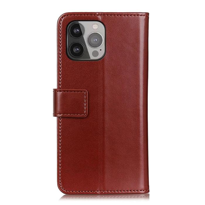 Bild 3, iPhone 14 Fodral Tri-Color Brun