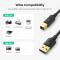 UGREEN 1m USB-A - USB-B 2.0 Kabel Svart