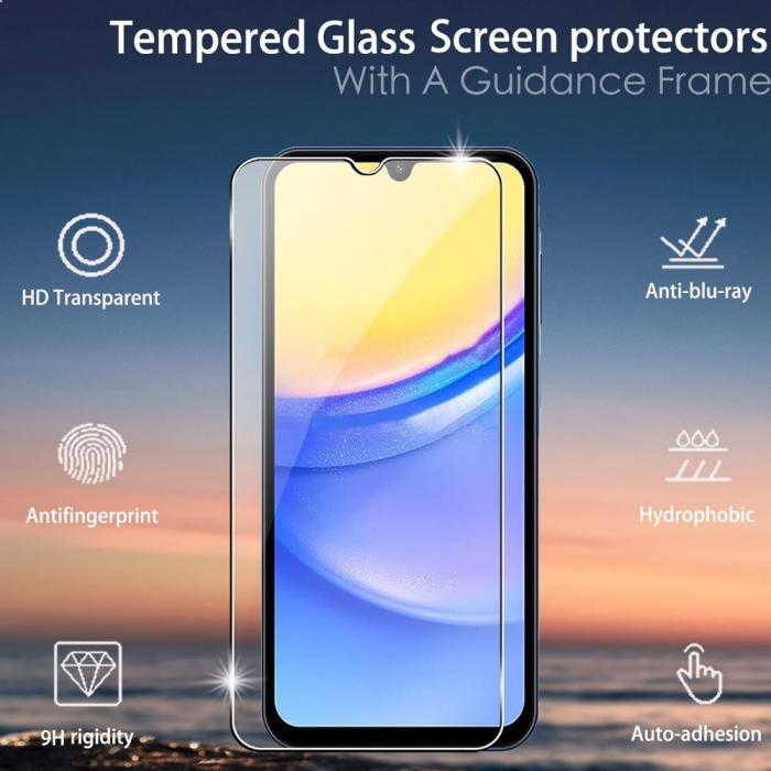 Bild 2, Samsung Galaxy A55 5G 4-PACK Skärmskydd/Linsskydd