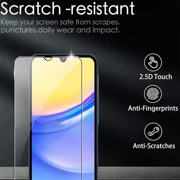 Bild 5, Samsung Galaxy A55 5G 4-PACK Skärmskydd/Linsskydd