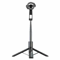 360° MagSafe Tripod Selfie Stick Aluminium 130 cm Svart