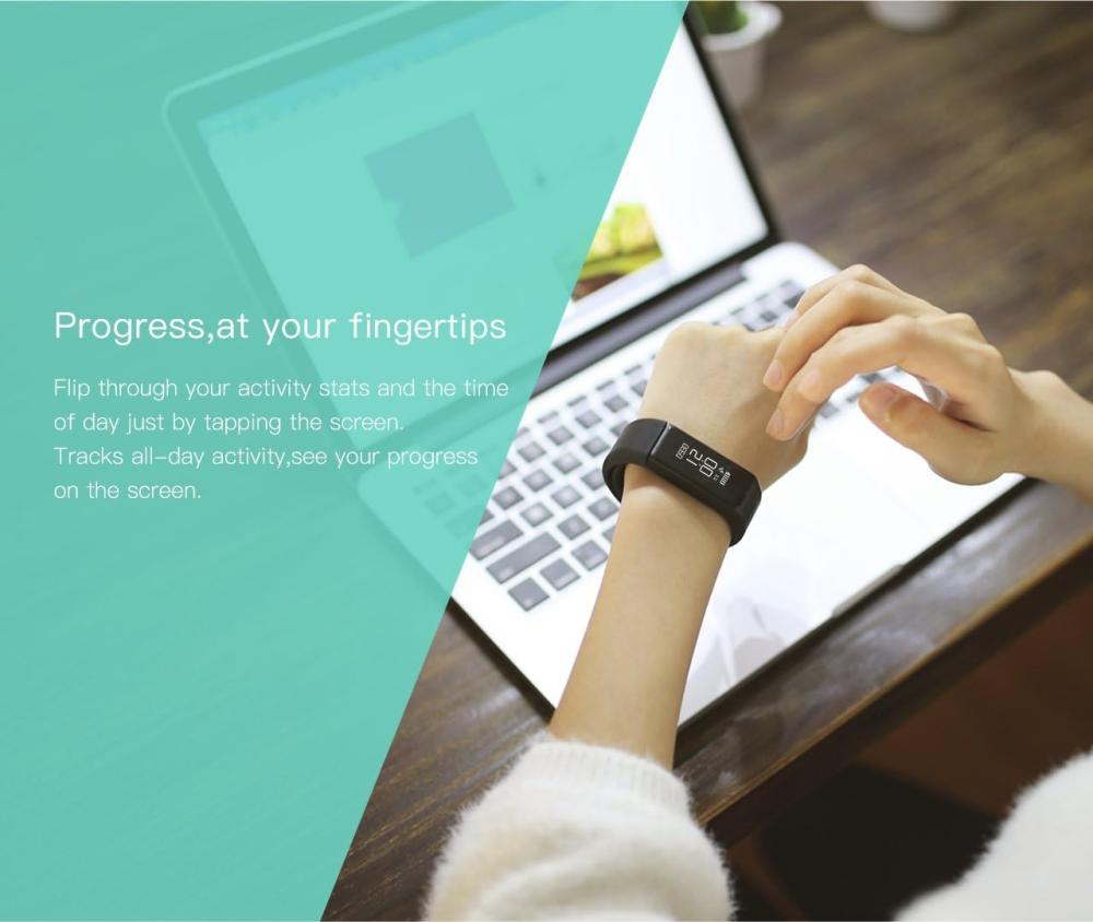 Smart Bracelet i5 Plus Aktivitetsarmband - Svart
