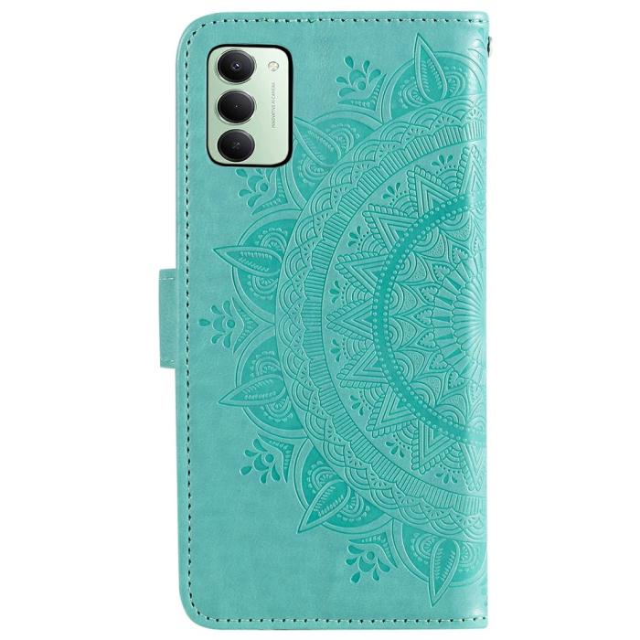 Bild 5, Xiaomi Redmi 15 Fodral Mandala Läder Grön