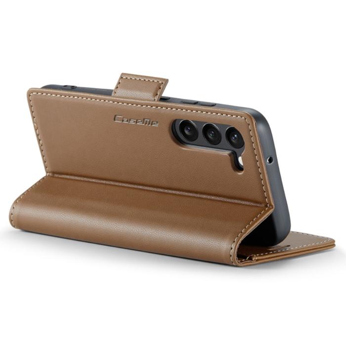 Bild 3, CASEME Galaxy S24 Fodral RFID Slim Läder Brun