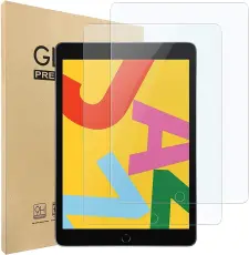 2-Pack iPad 10.2 2019/2020/2021 Skärmskydd i härdat glas