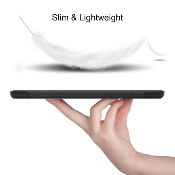 Bild 2, Samsung Galaxy Tab S7 / Tab S8 - Tri-Fold Fodral - Svart