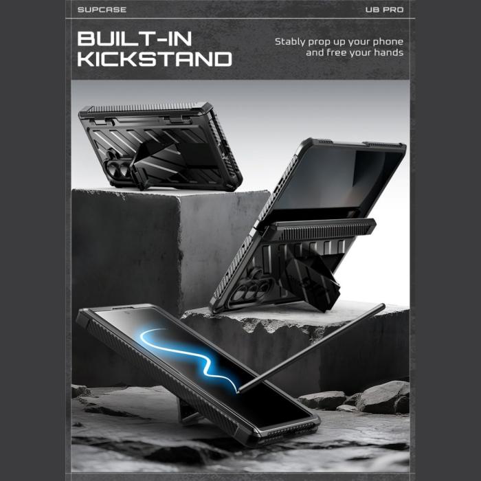 Bild 3, Supcase Samsung Galaxy Z Fold 7 Skal Unicorn Beetle Pro Svart