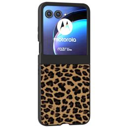 Motorola Razr 50 5G Mobilskal Leopard Mönster