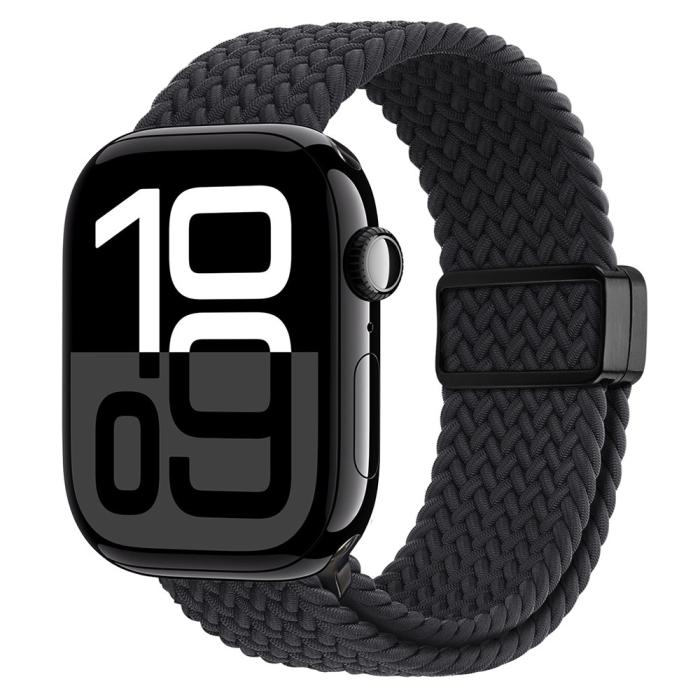 Bild 3, DUX DUCIS Apple Watch 42/44/45/46/49 mm Armband Flätat Svart