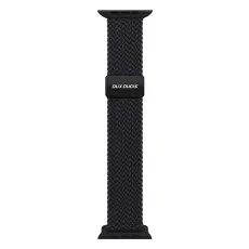 DUX DUCIS Apple Watch 42/44/45/46/49 mm Armband Fl&auml;tat Svart