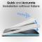 Whitestone Galaxy S23 Plus 3-PACK Skärmskydd EZ Glass Härdat Glas