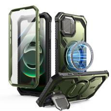 Supcase iPhone 17e / 16e Skal MagSafe Iblsn ArmorBox Guldan