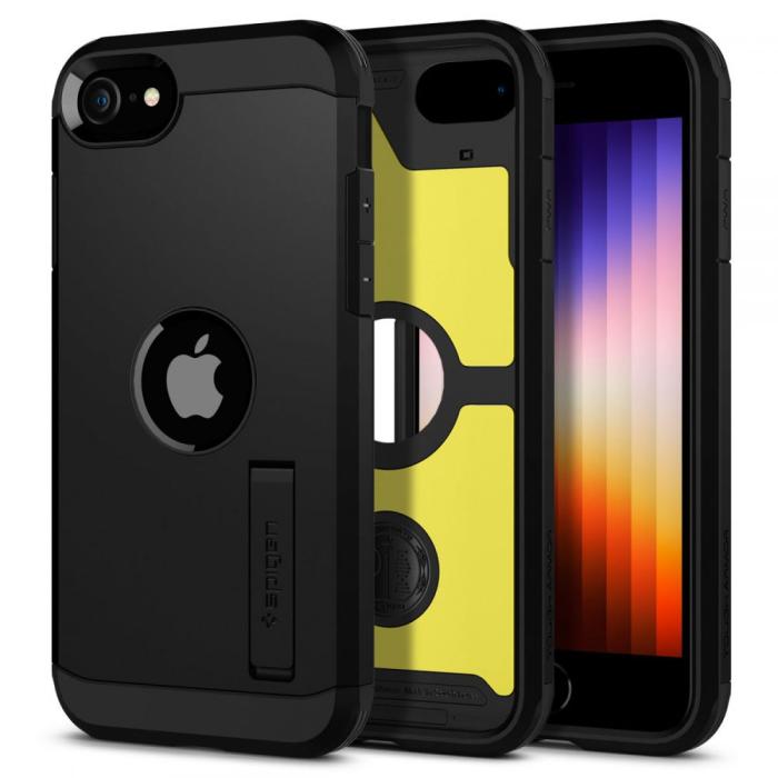 Bild 1, Spigen iPhone SE 2020/2022 Skal Tough Armor Svart