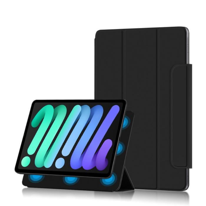 Bild 1, iPad Mini 2024/2021 2in1 Magnetiskt Tri-Fold Fodral Svart