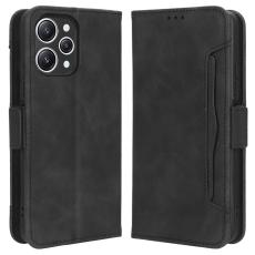 Xiaomi Redmi 12 5G/4G Fodral Med Avtagbart Kortfodral Svart