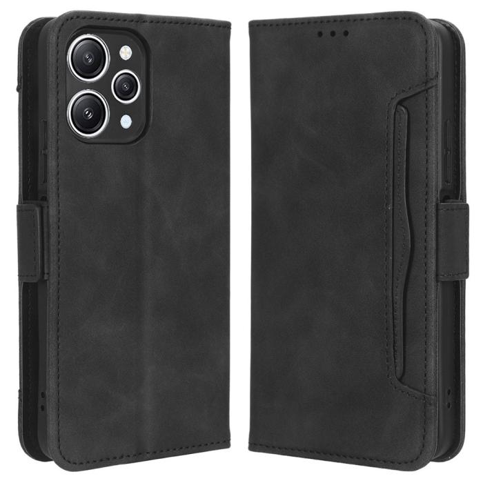 Bild 1, Xiaomi Redmi 12 5G/4G Fodral Med Avtagbart Kortfodral Svart