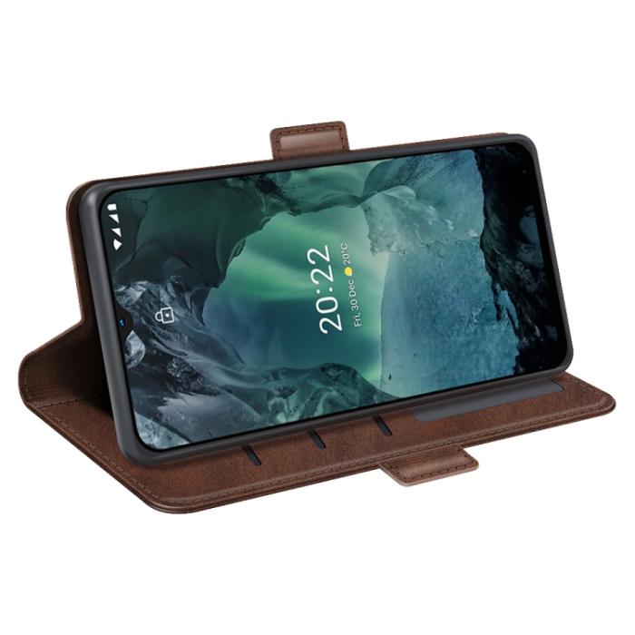 Bild 6, Nokia G11 / G21 Fodral Magnetisk Stängning Brun