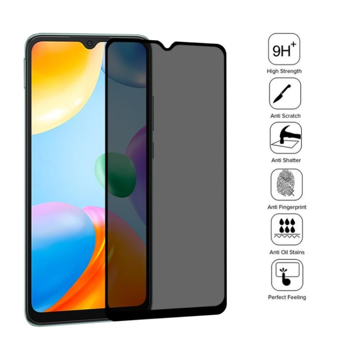 Bild 3, Xiaomi Redmi 10C Skärmskydd Heltäckande Privacy