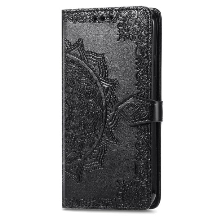 Bild 5, Samsung Galaxy S24 Fodral Mandala Tryck Svart