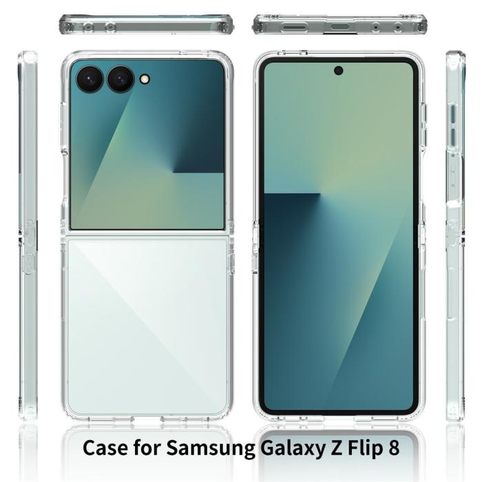 Bild 6, Samsung Galaxy Z Flip 8 Skal TPU Transparent