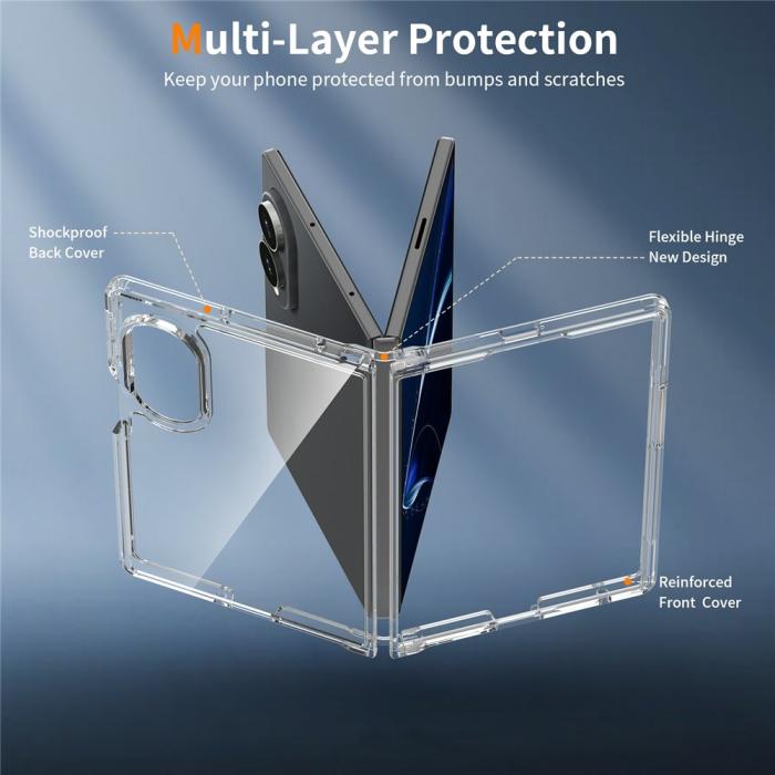 Bild 3, Samsung Galaxy Z Fold 8 Skal TPU Transparent